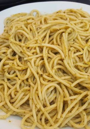 صورة لوصفة مكرونة بسوس alpesto