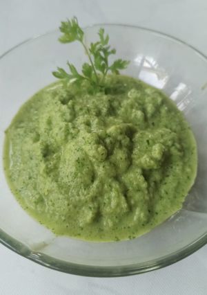 Una foto de Salsa verde de cilantro