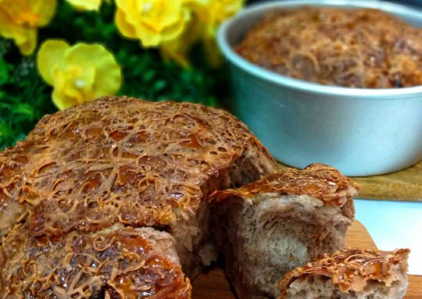 Roti kismis coklat