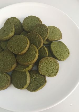 Foto di I biscotti di matcha (te verde giapponese)