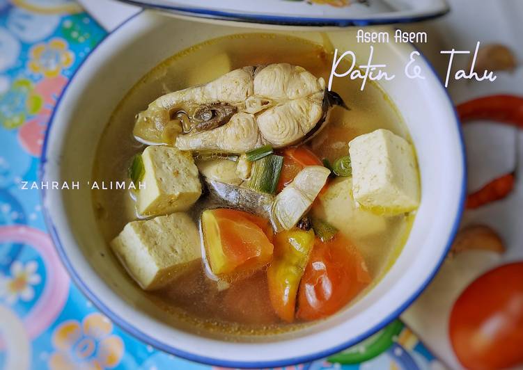 Cara membuat 🍲 Asem Asem Patin &amp; Tahu 🍲 yang lezat Untuk Jualan
