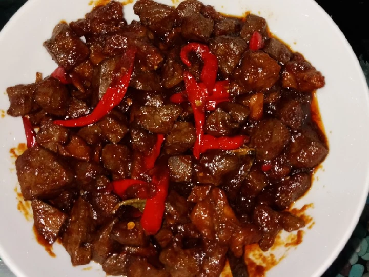 Langkah Gampang Menyiapkan Resep ★Krengsengan Hati Sapi★ Anti Ribet, Sempurna