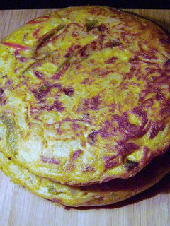 Una foto de Tortilla de Chorizo con Pimientos