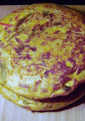 Una foto de Tortilla de Chorizo con Pimientos