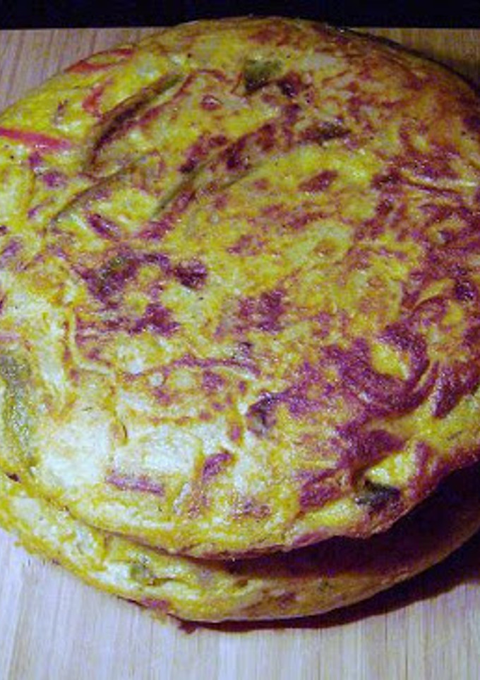 Una foto de Tortilla de Chorizo con Pimientos