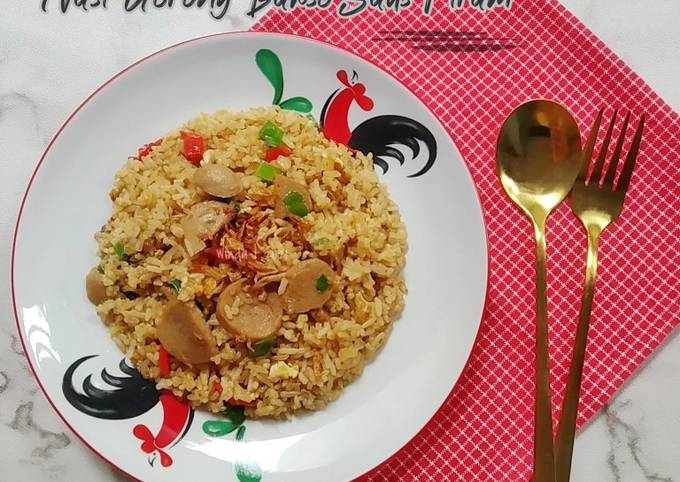 Standar Bagaimana cara buat Nasi Goreng Bakso Saus Tiram yang sedap