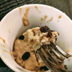 A picture of Spiced fruit mug cake (vegan).
