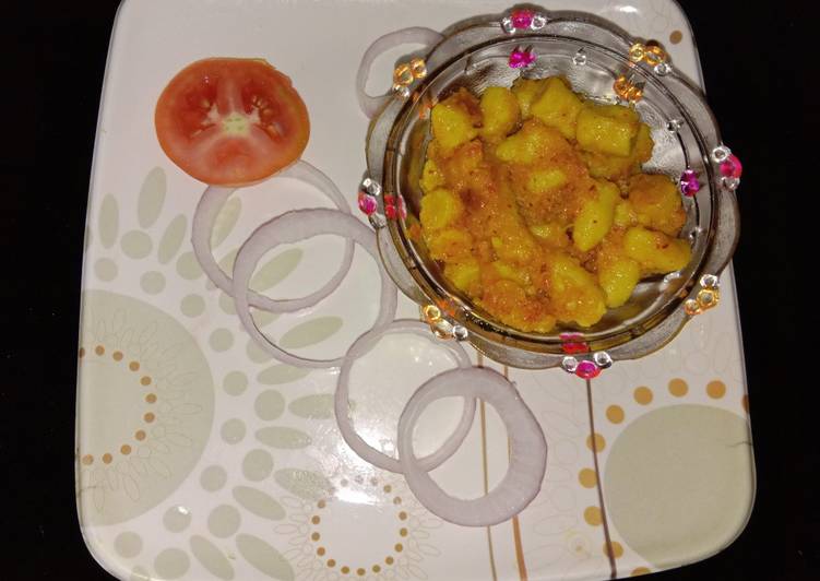 Besan ke gatte ki sabzi