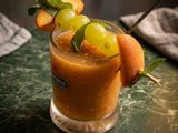 Smoothie alle pesche e melone