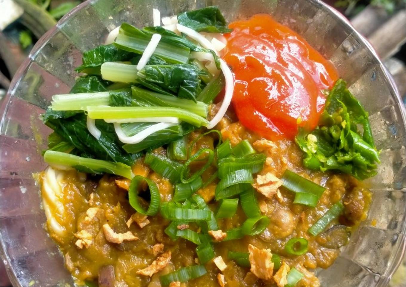 Mie Ayam Kuah Kental ala Mie Ayam Jogja