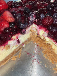 Una foto de Cheesecake de frutos rojos
