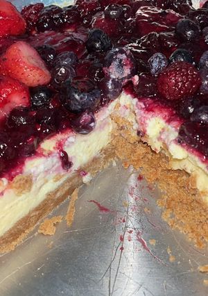 Una foto de Cheesecake de frutos rojos