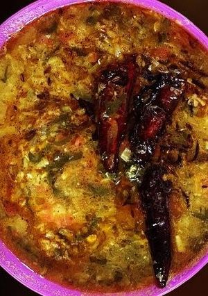 A picture of Dal Palak.
