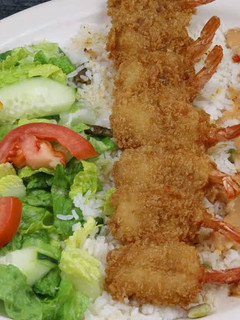 Una foto de Platillo de camarones enpanizados