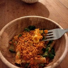 A picture of Nacho pasta.