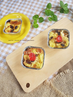 Foto resep Puding roti tawar kukus sederhana