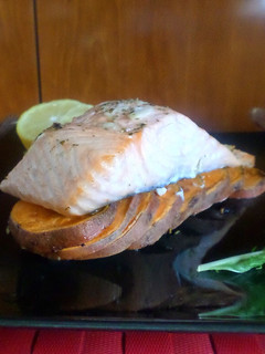 Foto principal de Salmón con boniato al horno