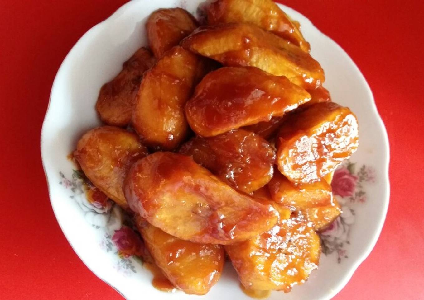 Kolak pisang kering