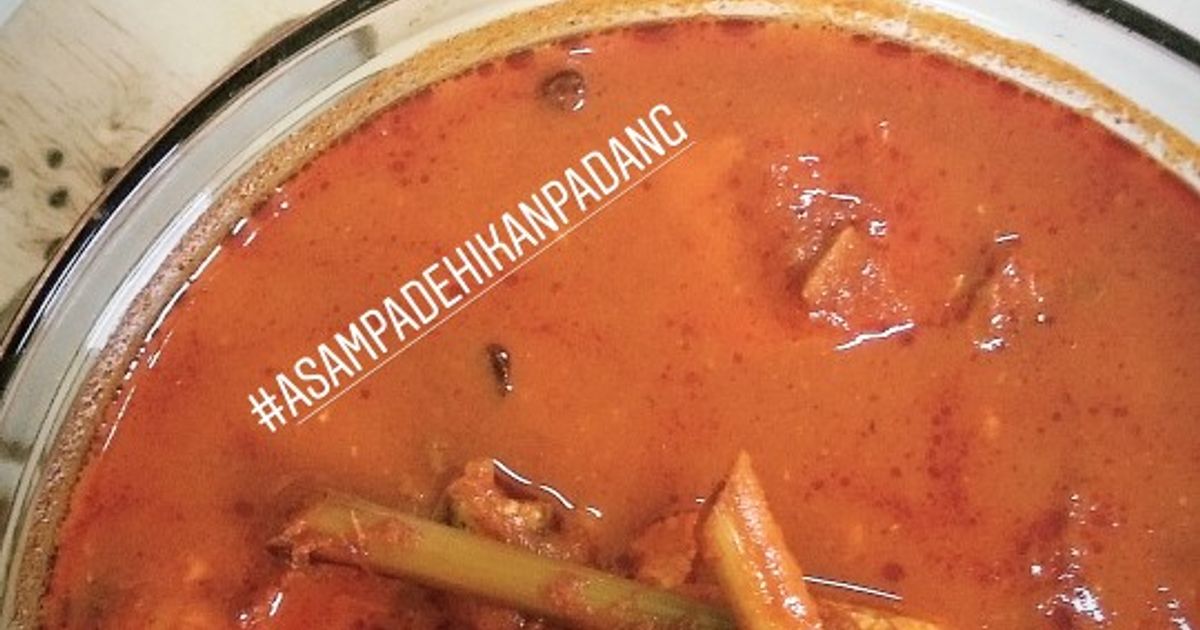 Asam padeh ikan Padang (masakan rumahan)