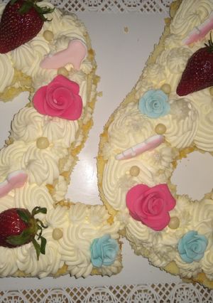 Una foto de 🍰Torta Numerica N°26😋
