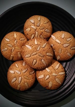 A picture of Amaranth (rajgira) cookies.