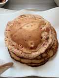 Pancakes cu banane si zmeura