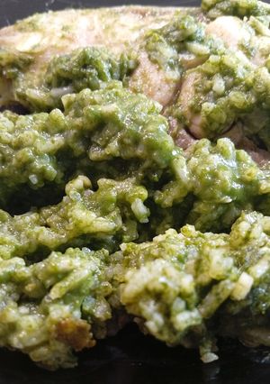 Spenótos rizs recept fotója