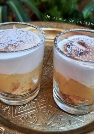 Une photo de Verrines tarte citron meringuée 🍋