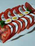 Salade tomate mozzarella et œufs de caille 🍅🧀🥚