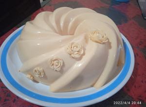 Una foto de Gelatinas de papaya cremosa
