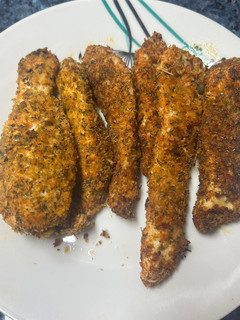 Una foto de Solomillos de pollo al orégano