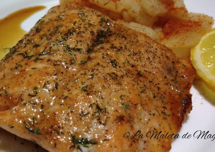 Salmón con miel y salsa de soja