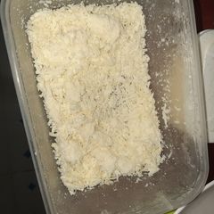 A picture of Homemade mozzarella cheese.