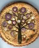 "Albero della vita" focaccia fiorita 🌷