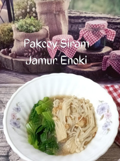 Foto resep #630 Pakcoy Siram Jamur Enoki