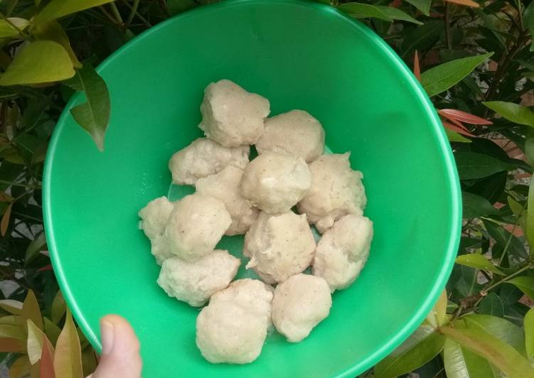 Resep Bakso Ayam Blender, Enak Banget