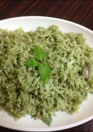 A picture of Mint pulav.