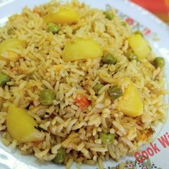 Aloo Matar Pulao A picture of Aloo Matar Pulao.