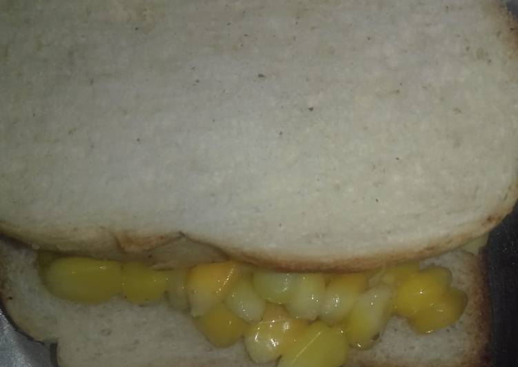 How to Cook Perfect Mayo Sweet corn Sandwich