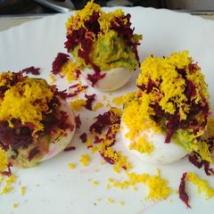 A picture of Deviled egg's #teamcontestjoyofcookingladies#Appetizer#festivedi.