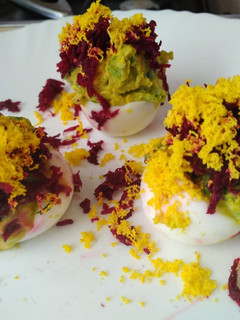 A picture of Deviled egg's #teamcontestjoyofcookingladies#Appetizer#festivedi.
