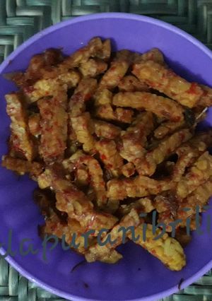 Foto resep Tempe balado irit susimpelll