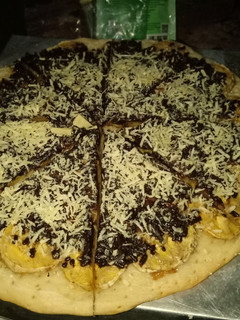 Foto resep Pizza pisang coklat keju