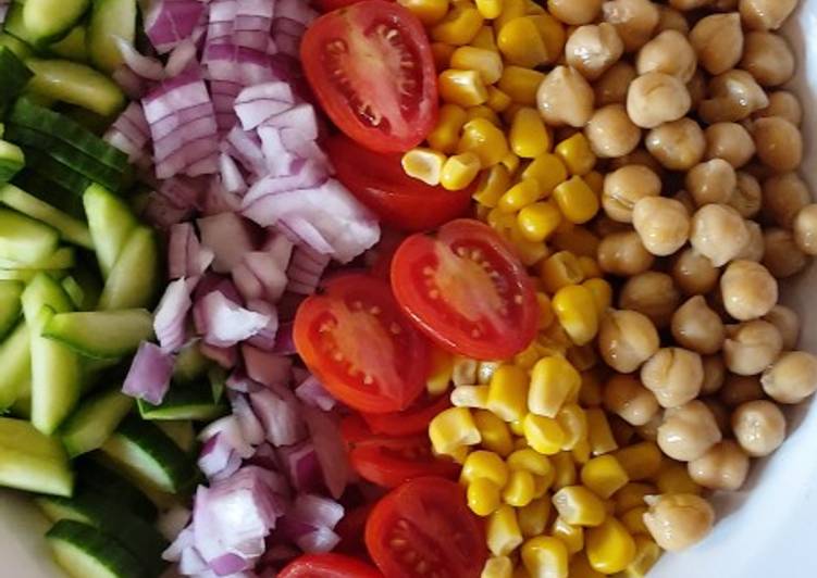 Simple Way to Prepare Speedy Quick and easy chickpea salad