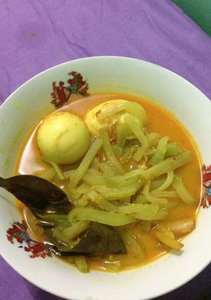 Foto resep Sayur santan labu dan telur