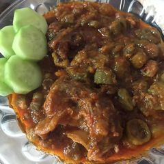 A picture of Kali torai gosht.