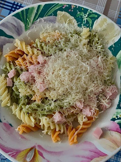 Una foto de Espirales de pasta