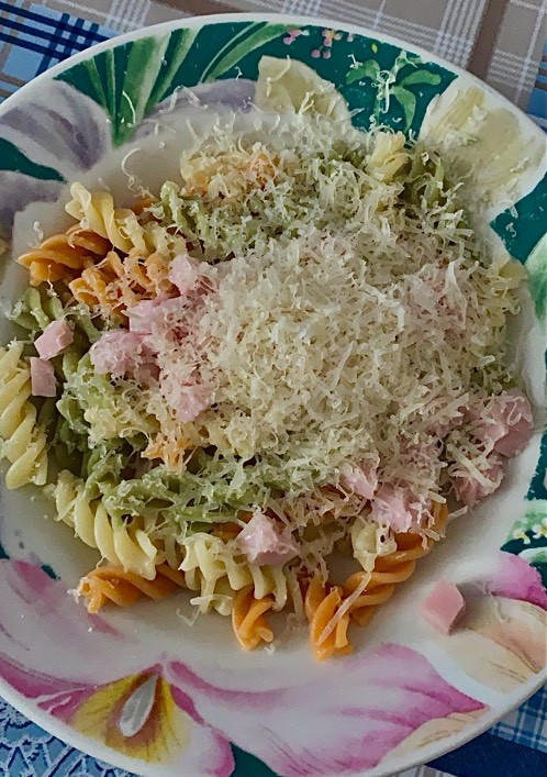 Una foto de Espirales de pasta