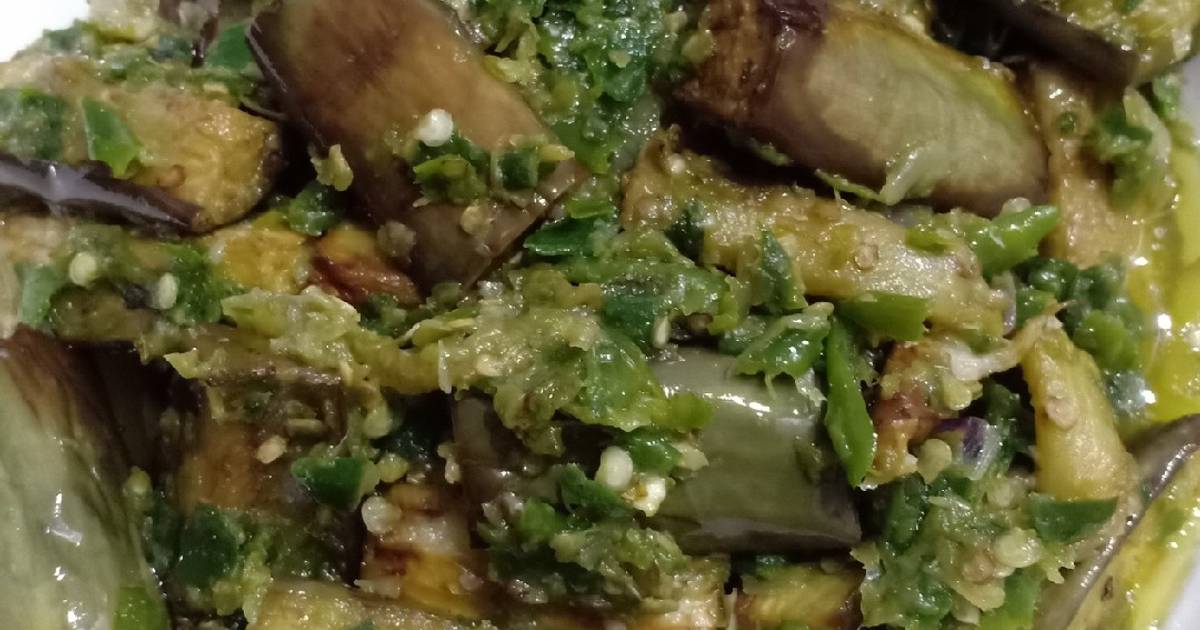 Resep Terong Cabe Ijo Teri Medan Oleh Sheilla Maria Regar Cookpad