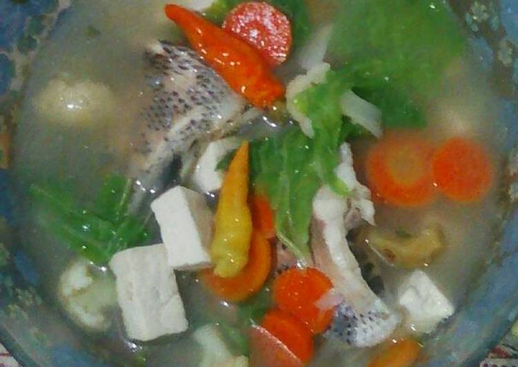 Sup tahu ikan nila